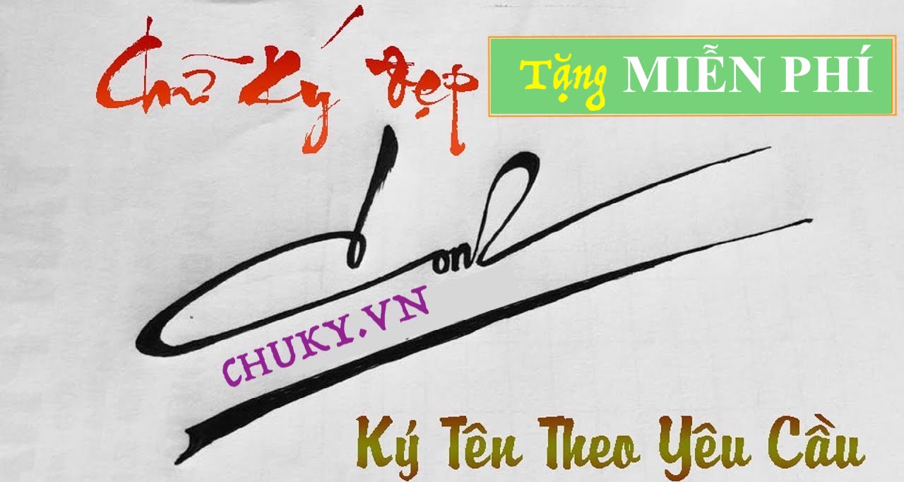 Mẫu chữ ký đẹp theo tên chữ ký đẹp theo tên Để làm nổi bật tài liệu của bạn