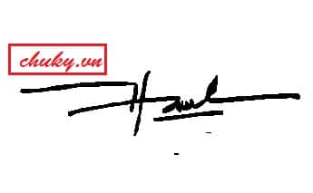 Chữ ký thương hiệu Hà phong thủy