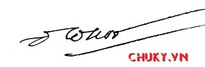 Chữ ký tên Hoa phong thủy