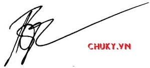 Chữ ký tên Nhung phóng khoáng