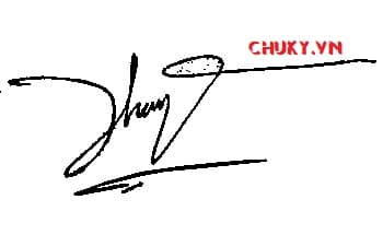 Chữ ký thương hiệu Nhung phong thủy