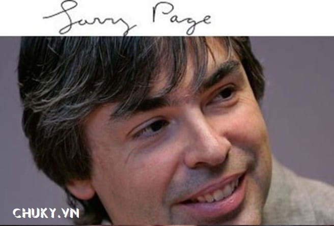 Chữ Ký Tỷ Phú Larry Page