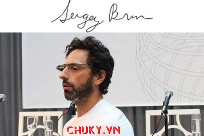 Chữ Ký Tỷ Phú Sergey Brin