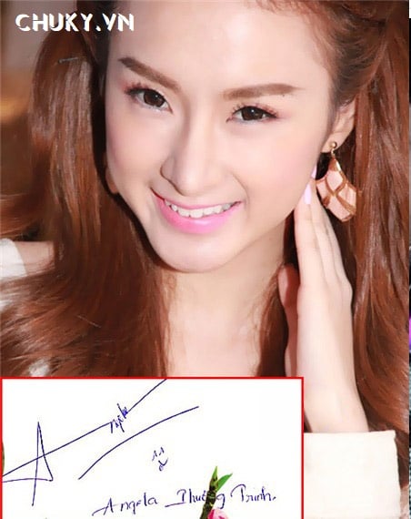 Chữ ký Angela Phương Trinh