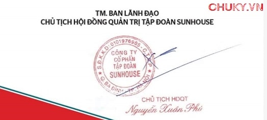 Chữ ký Nguyễn Xuân Phú