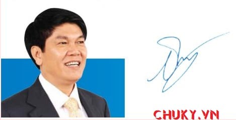 Chữ ký Tên Trần Đình Long [Chủ tịch Tập đoàn Hòa Phát]