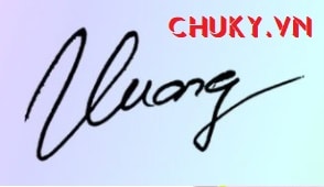 Chữ ký phong thủy tên Ánh Quang