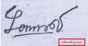 Chữ ký tên Ngọc Lam độc đáo