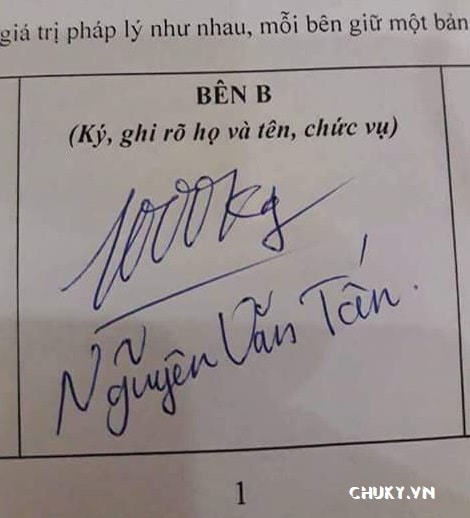 Chữ ký tên Nguyễn Văn Tấn