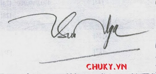 Chữ ký tên Thu Nga cute