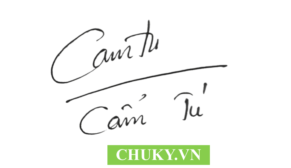 Chữ ký tên Cẩm Tú đẹp nhất