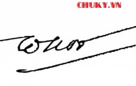 Mẫu chữ ký tên Công Toàn