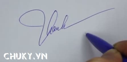 Mẫu chữ ký tên Đăng Thành đơn giản