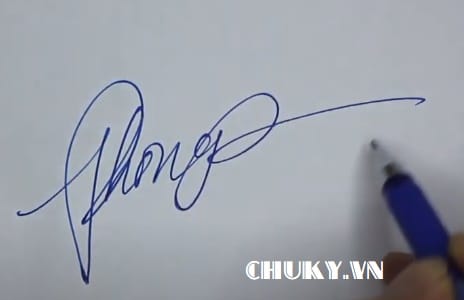 Mẫu chữ ký tên Đức Phong