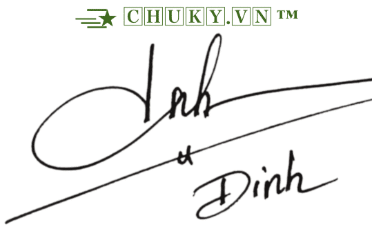 Chữ Ký Tên Đinh đơn giản