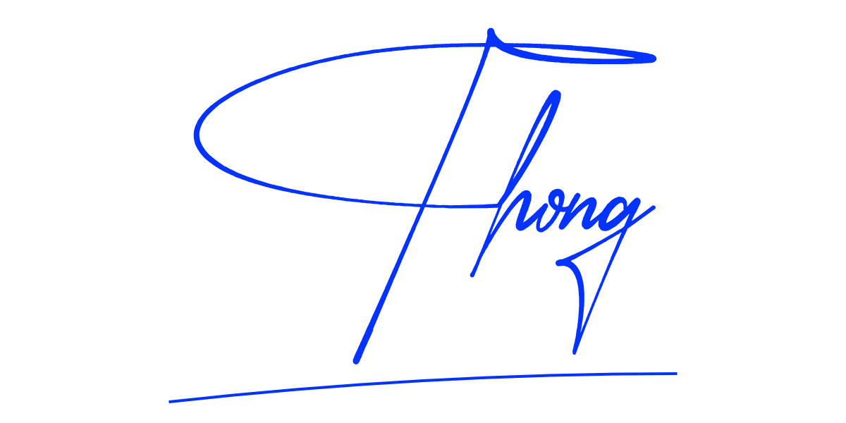 Chữ Ký Tên Thông, Thống đẹp