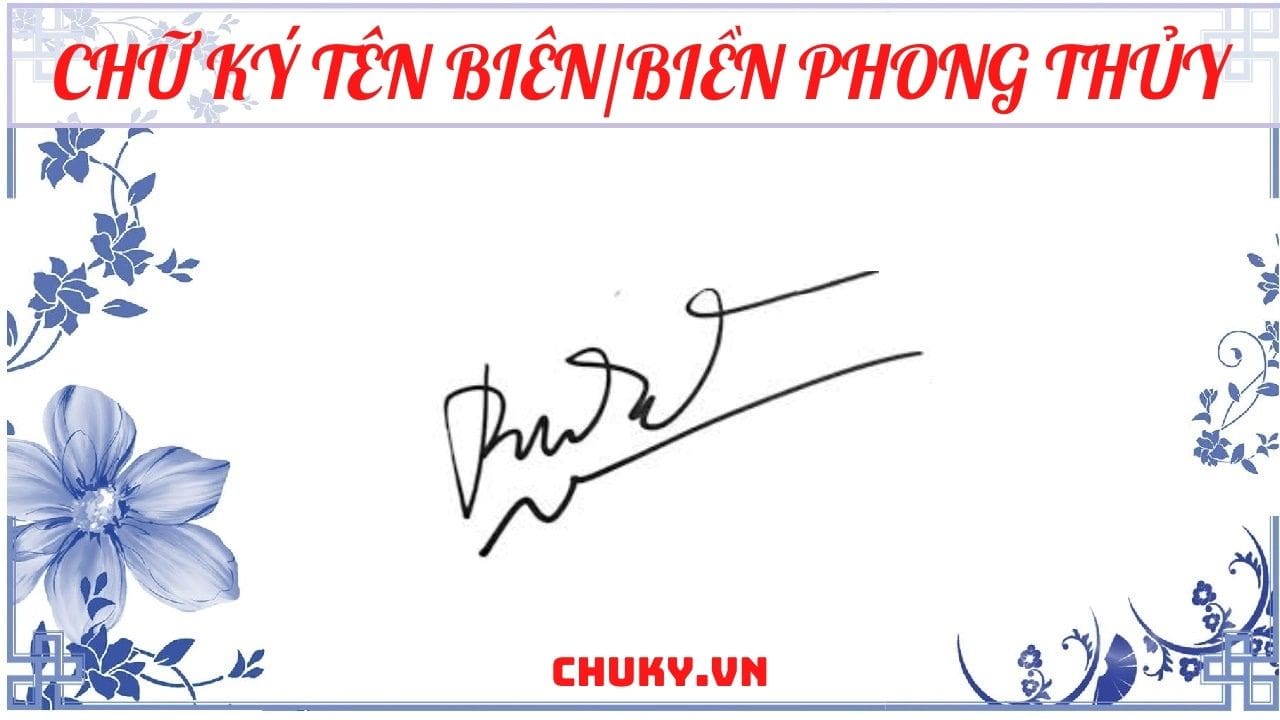 Chữ ký tên Biên