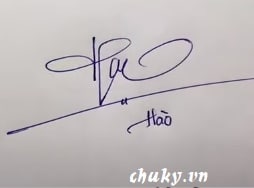 Chữ ký tên Phú Hào ấn tượng