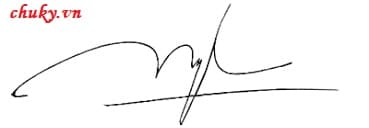 Chữ ký tên Thành Nghiệp độc đáo