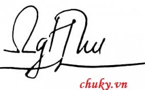 Mẫu chữ kí phong tên Ngọc Thái