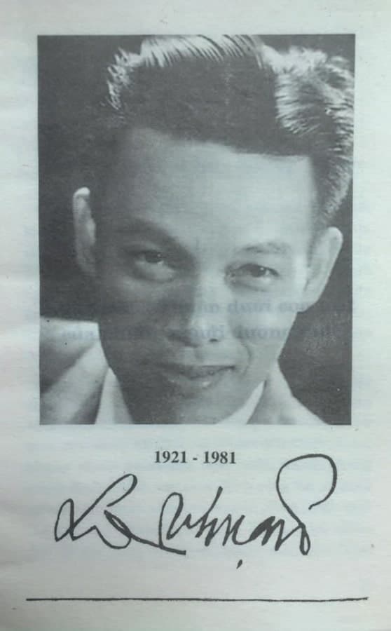 Chữ ký nhà thơ Lưu Quang Thuận