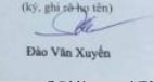 Chữ ký phong thủy tên Đào Văn Xuyến