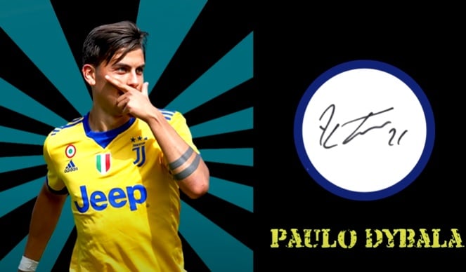Chữ ký tiền đạo Paulo Dybala