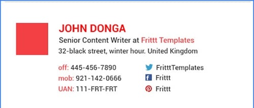 Mau chu ki trong Email ten John Donga