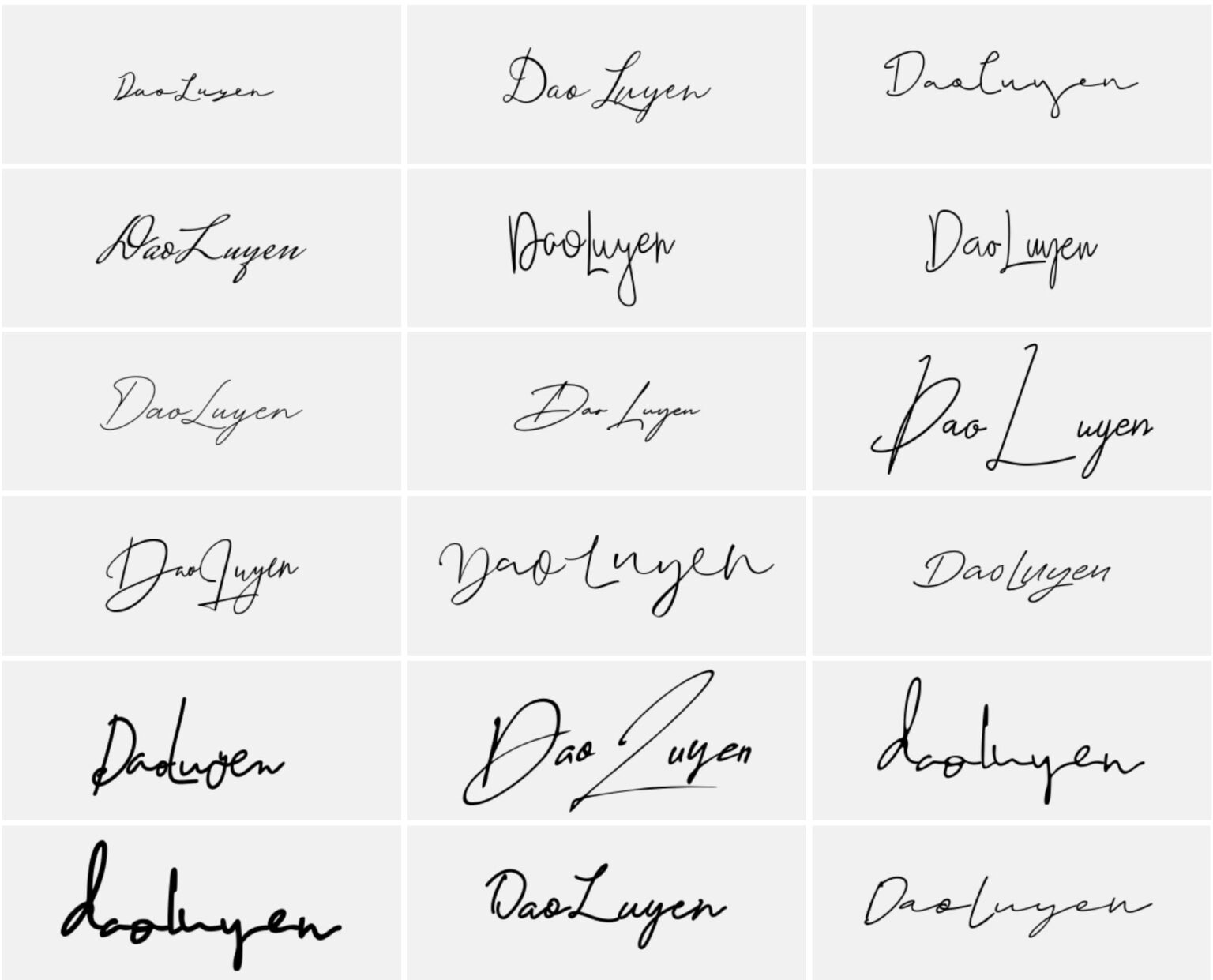 Chữ Ký Tên Luyến: 29+ Mẫu Đẹp Hợp Phong Thủy Nhất