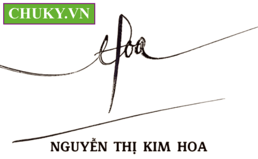 Chữ Ký Tên Kim Hoa