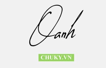 Chữ Ký Tên OANH mệnh Kim