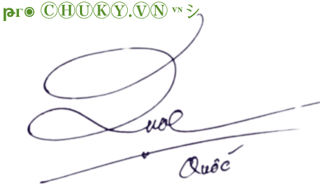 Chữ Ký Tên Quốc hình tròn