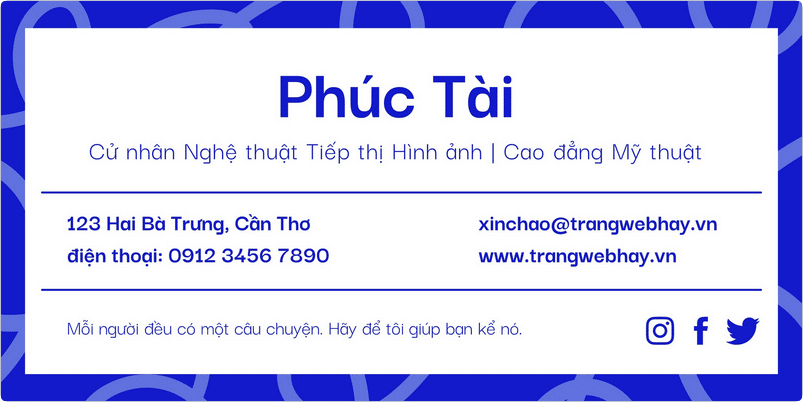 Mẫu Chữ Ký Gmail tiếp thị Marketing