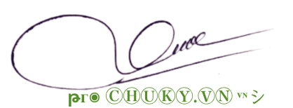 Mẫu Chữ Ký Tên Quốc vòng cung