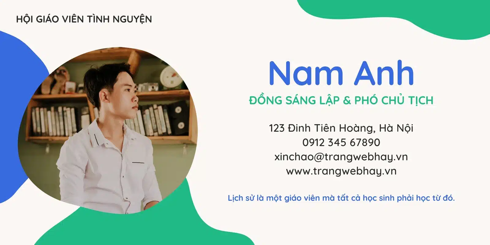 Mẫu Template Email Cá Nhân Giáo Viên