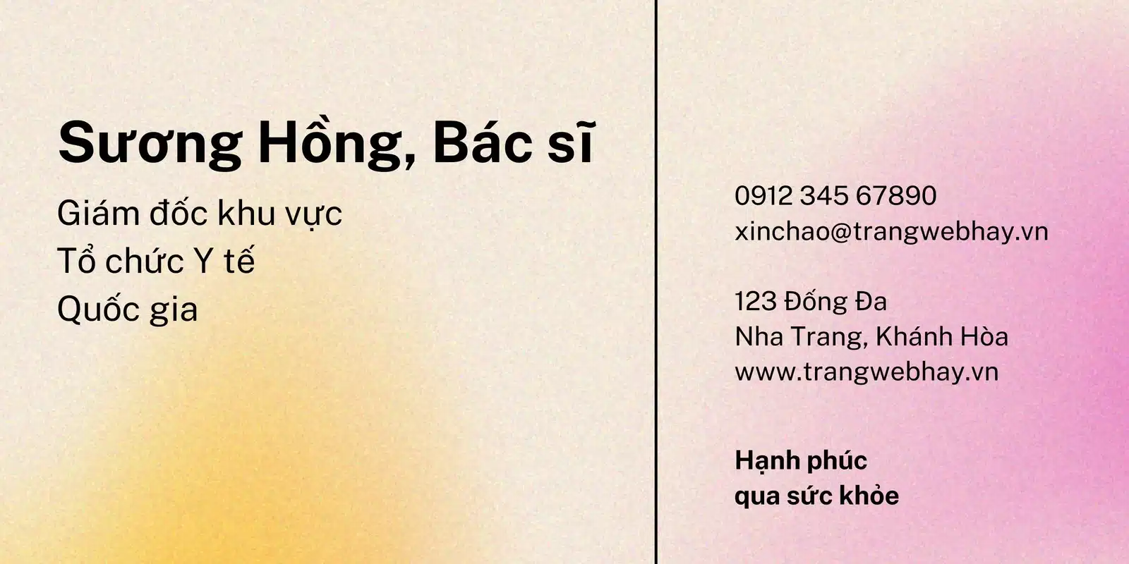 Mẫu Template Email Lĩnh Vực Y Tế