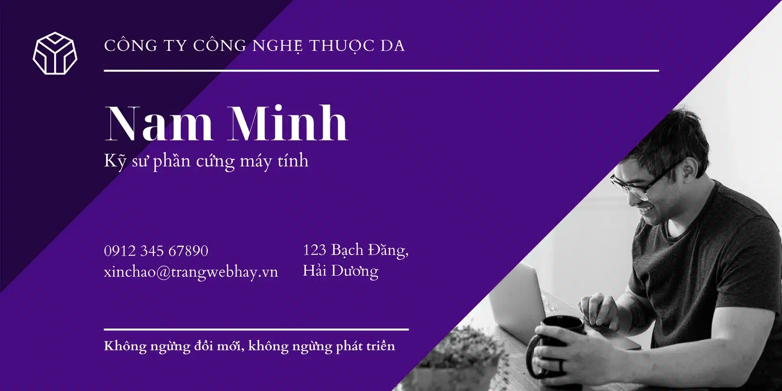 Template Chữ Ký Email Chuyên gia Khoa học và Công nghệ