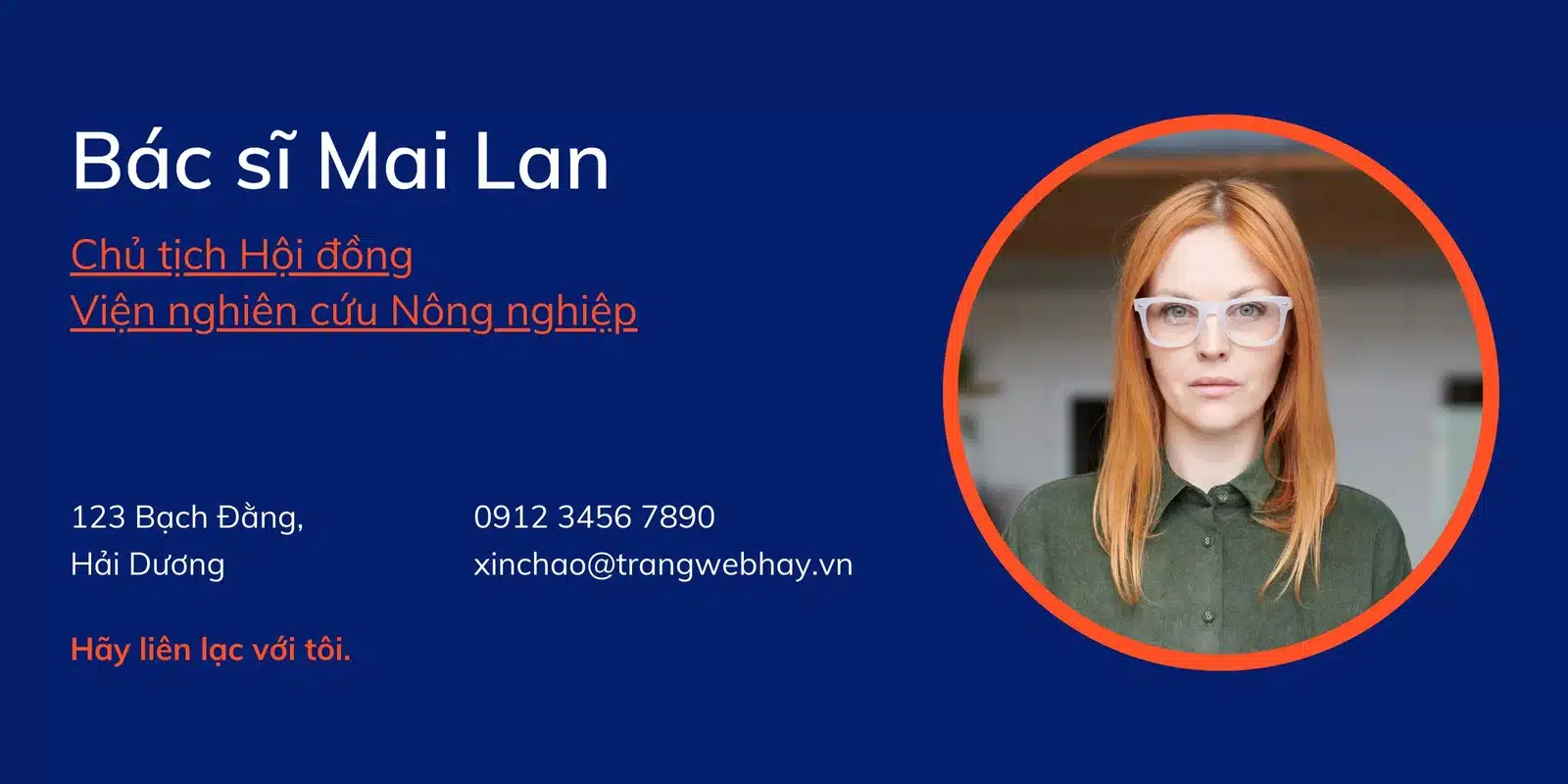 Template Chữ Ký Email bác sĩ