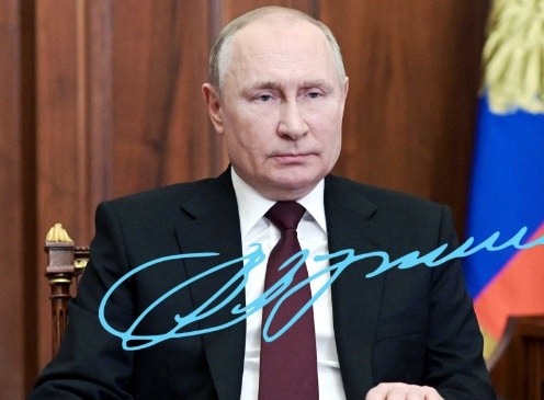 Ảnh có chữ kí tổng thống Putin mới nhất