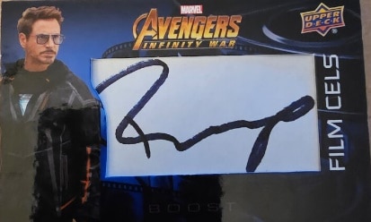 Ảnh có mẫu chữ ký của Iron Man