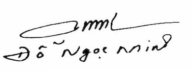Chữ ký tên Minh 3 nét ấn tượng