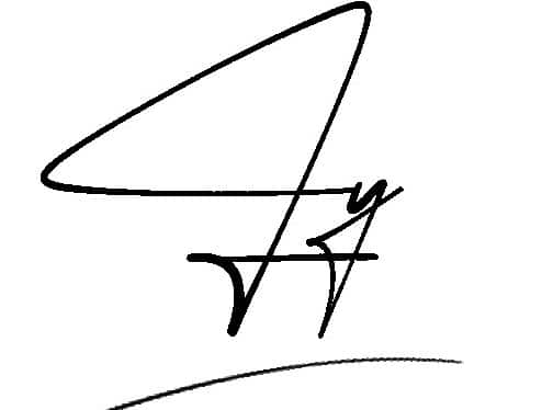Chữ ký tên Ly 3 nét siêu đẹp