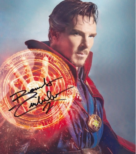 Chữ ký của diễn viên Benedict Cumberbatch