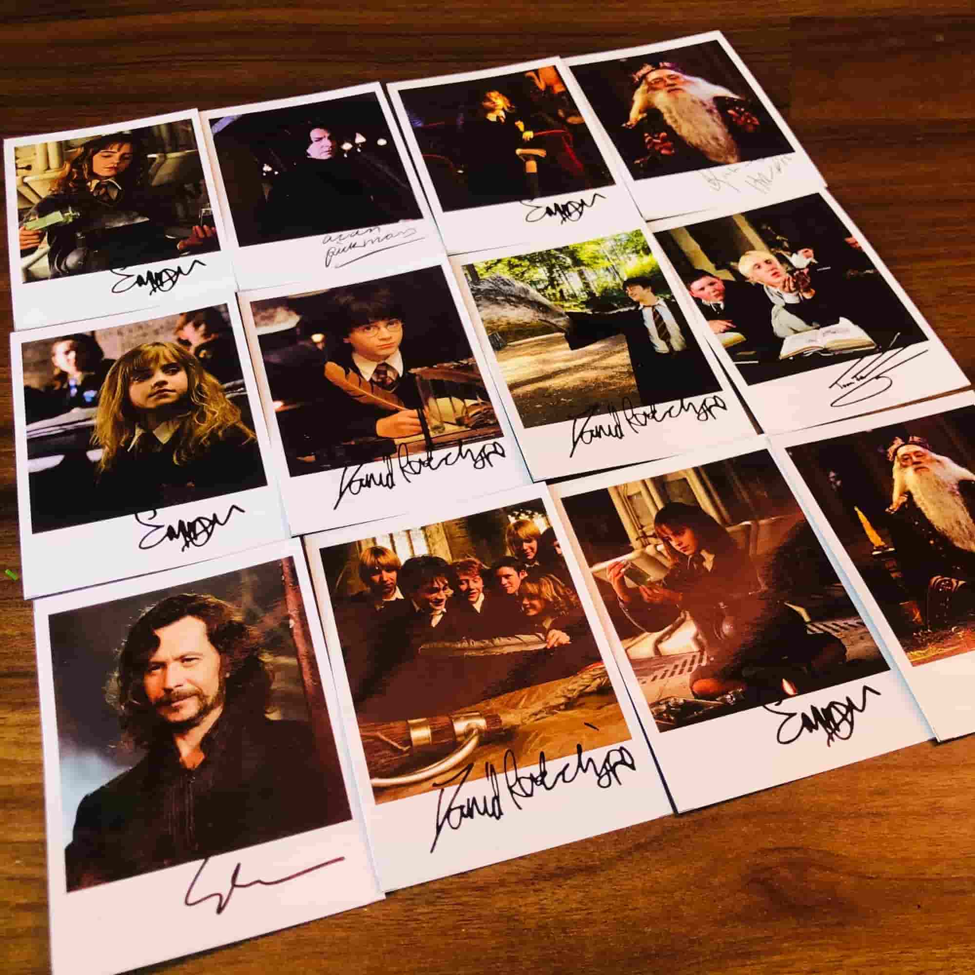 Trọn bộ hình ảnh có chữ ký các diễn viên đóng trong Harry Potter