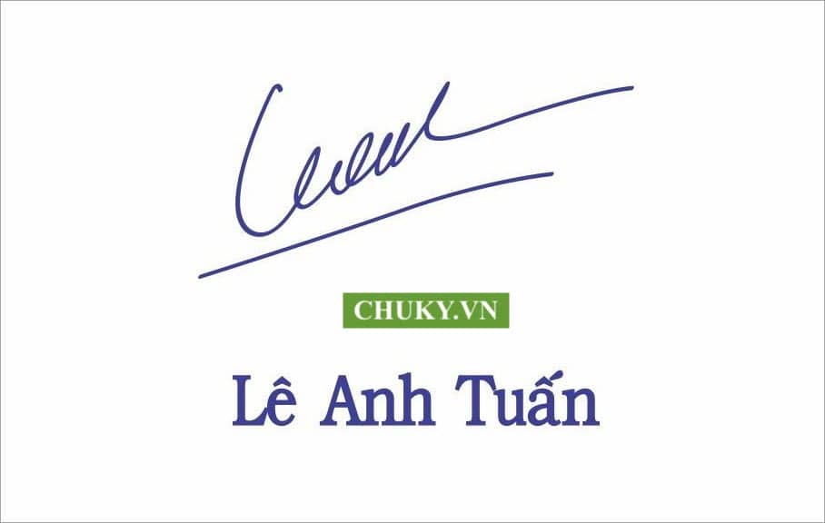 Chữ Ký Tên Anh Tuấn