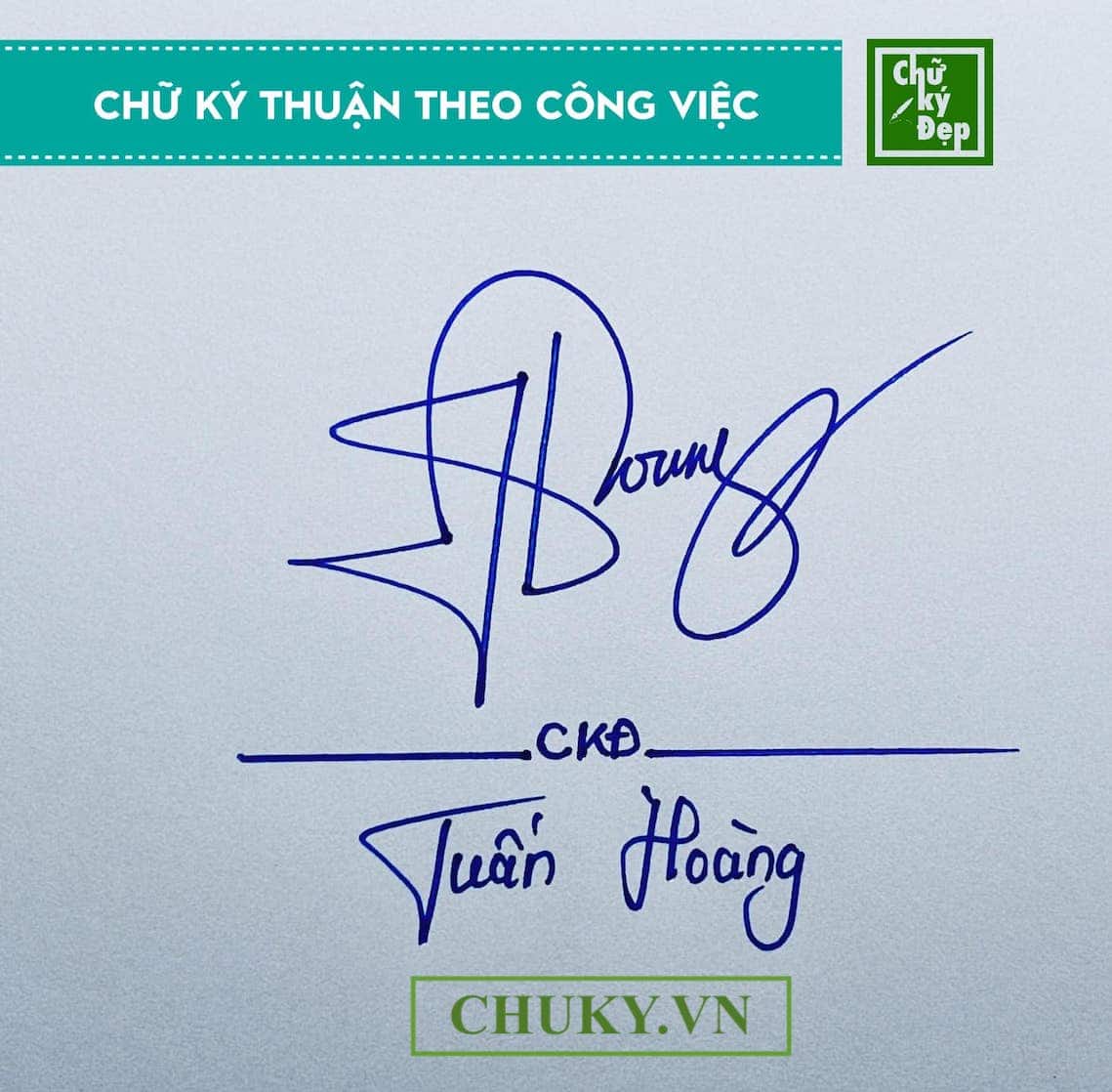 Chữ ký tên TUẤN HOÀNG