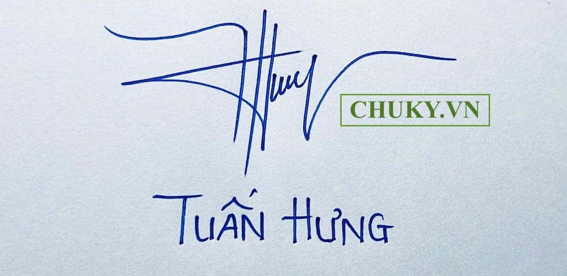 Chữ ký tên TUẤN HƯNG