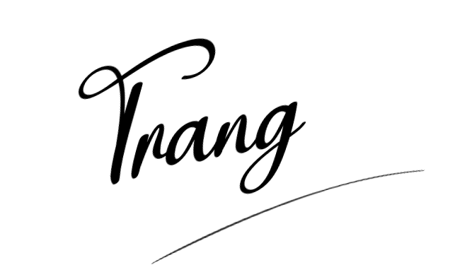 Chữ ký Trang nét mạnh