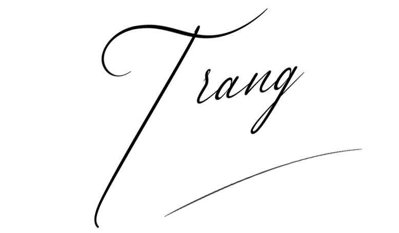 Chữ ký tên Trang cách điệu