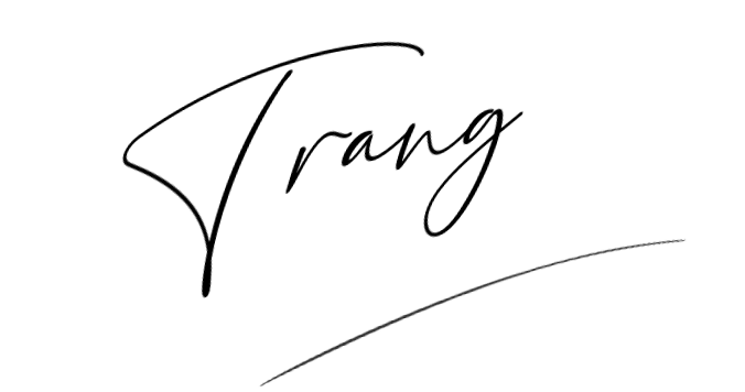 Chữ ký tên Trang cute